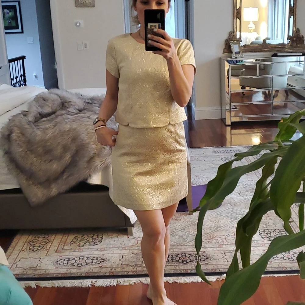 Tori Burch gold dress - Picture 5 of 6
